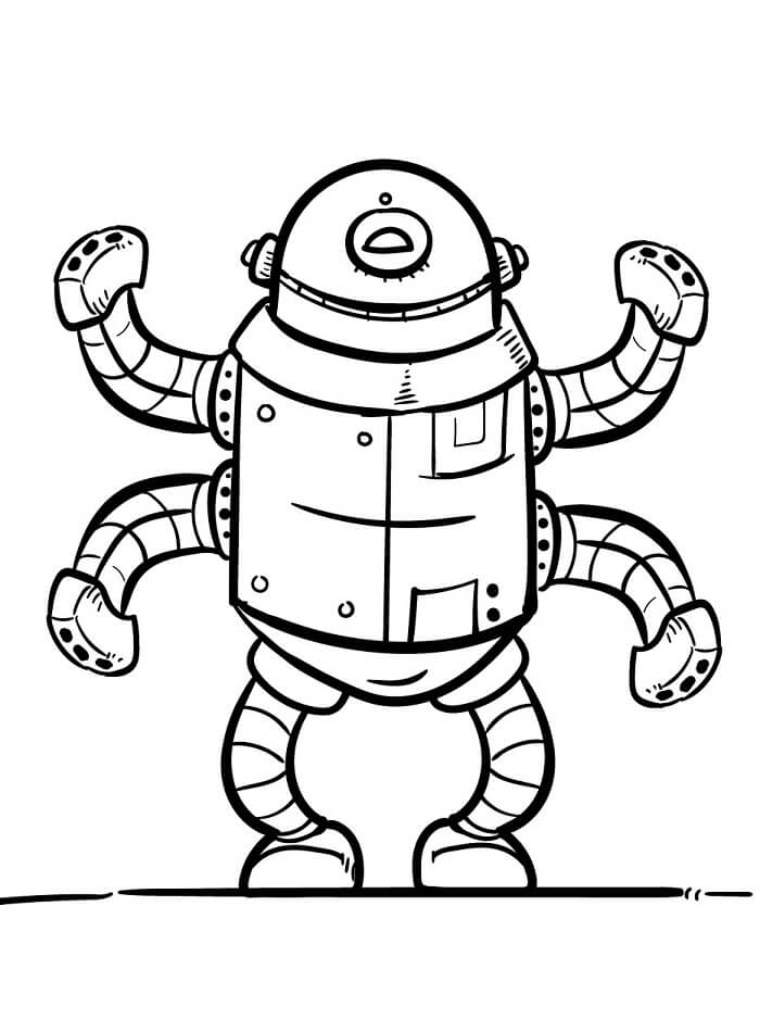 Robot (10) da colorare