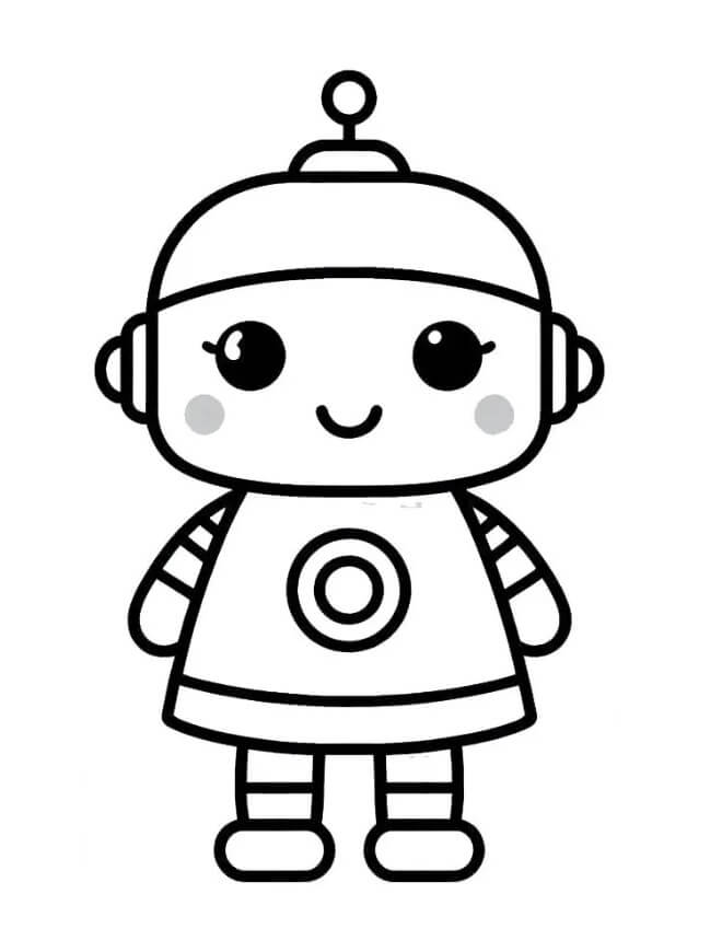 Robot (2) da colorare