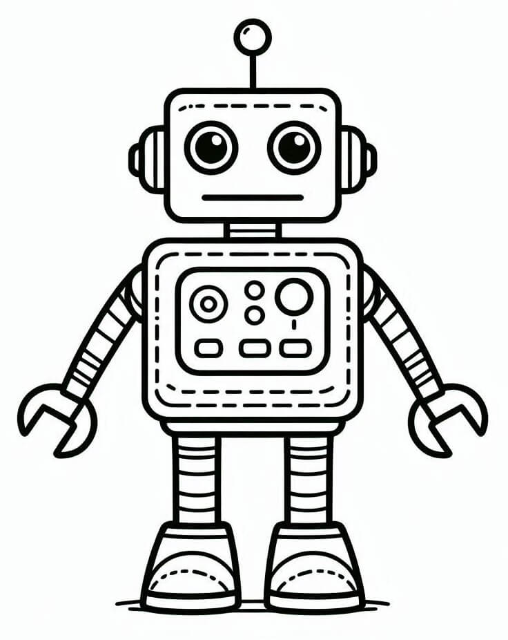 Robot (6) da colorare