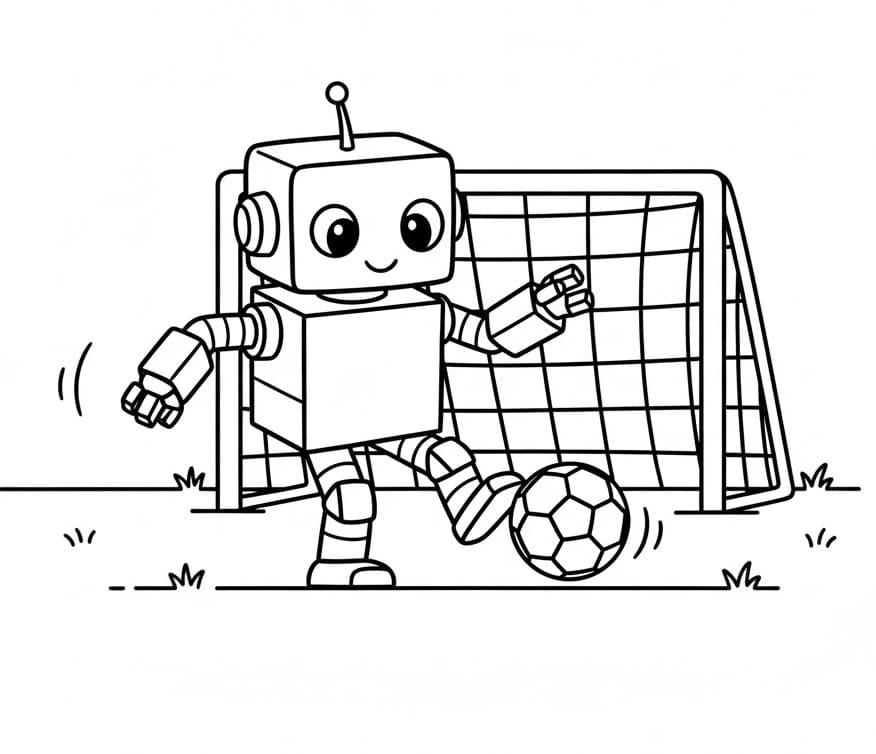 Robot Gratuito da colorare