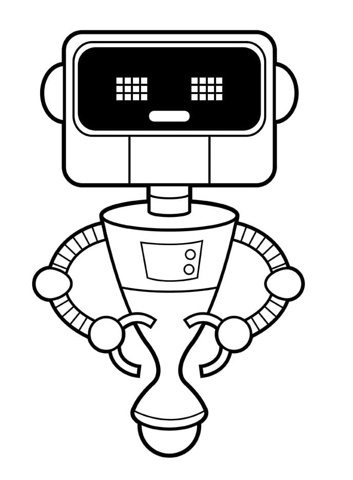 Robot Immagine Stampabile da colorare