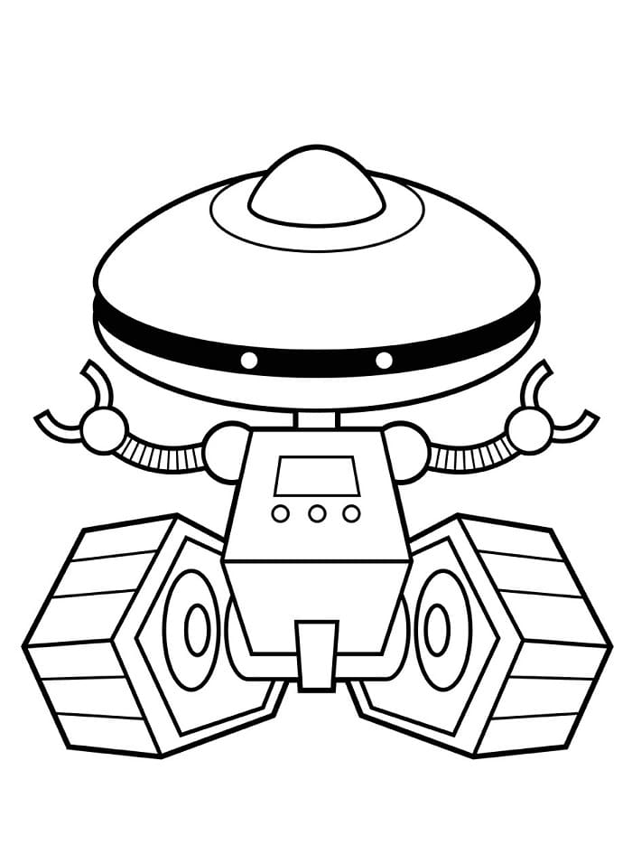 Robot Stampabile per Bambini da colorare