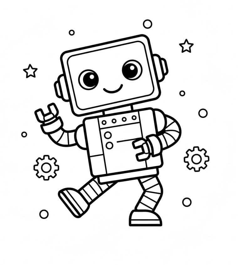 Robot da colorare
