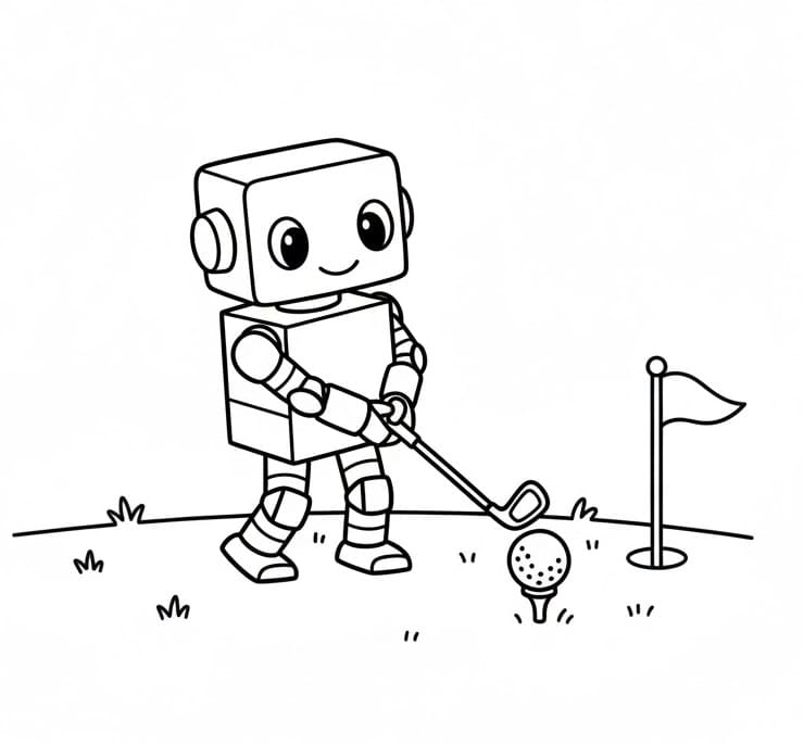 Robot da Stampare da colorare