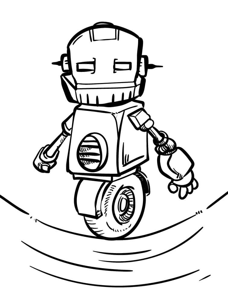Robot per Bimbi da colorare