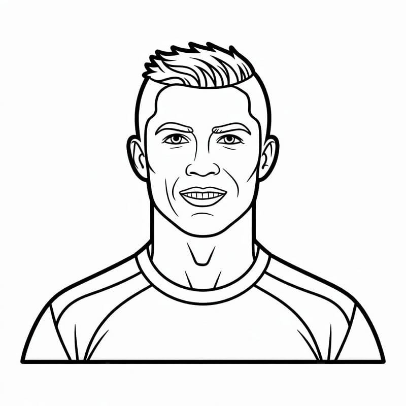 Ronaldo Incredibile da colorare