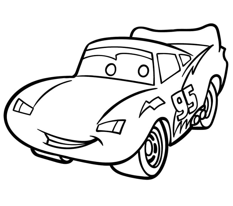 Saetta McQueen Straordinario da colorare