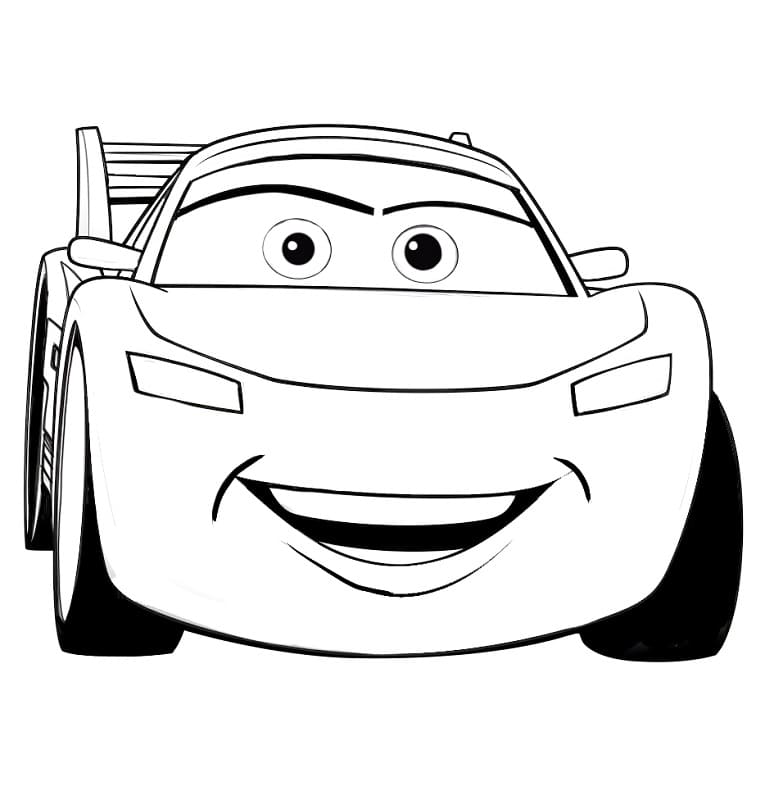 Saetta McQueen di Disney da colorare