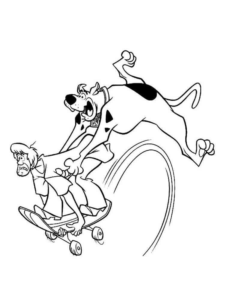 Scooby Doo (3) da colorare