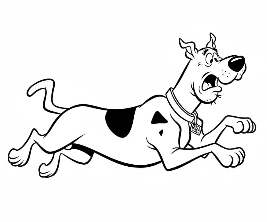 Scooby Doo Immagine Gratis da colorare