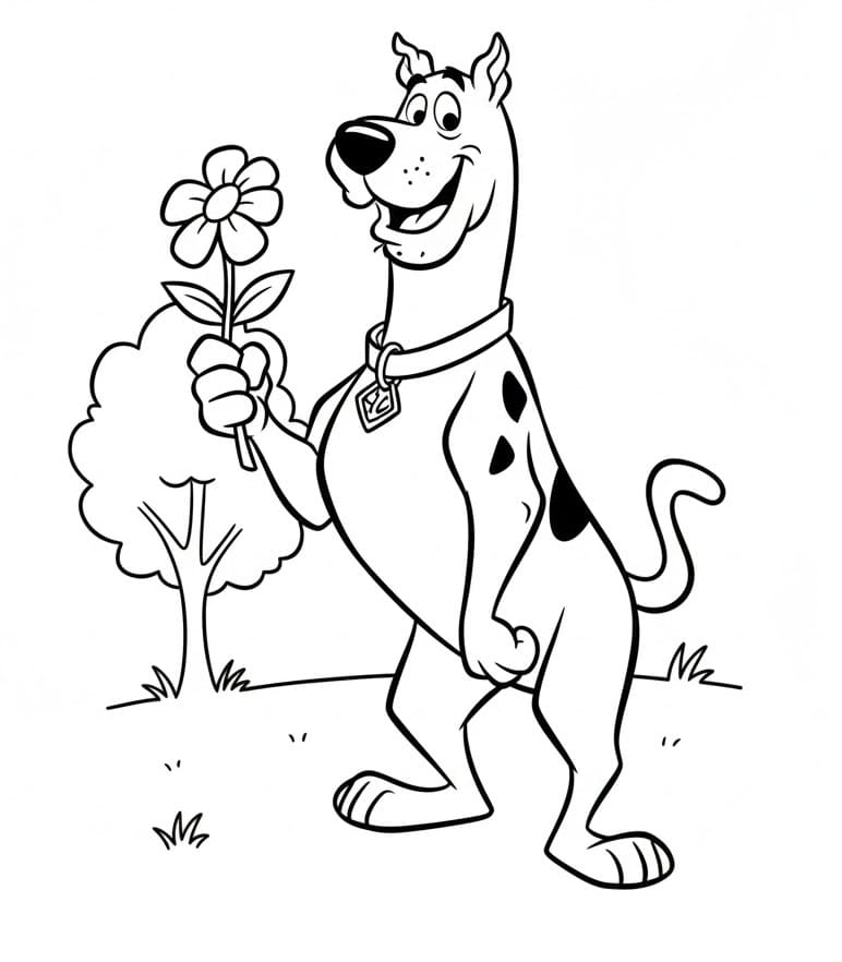 Scooby Doo Immagine Stampabile da colorare
