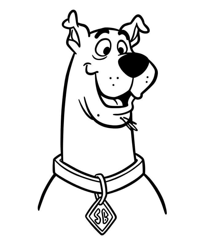 Scooby Doo Omaggio da colorare