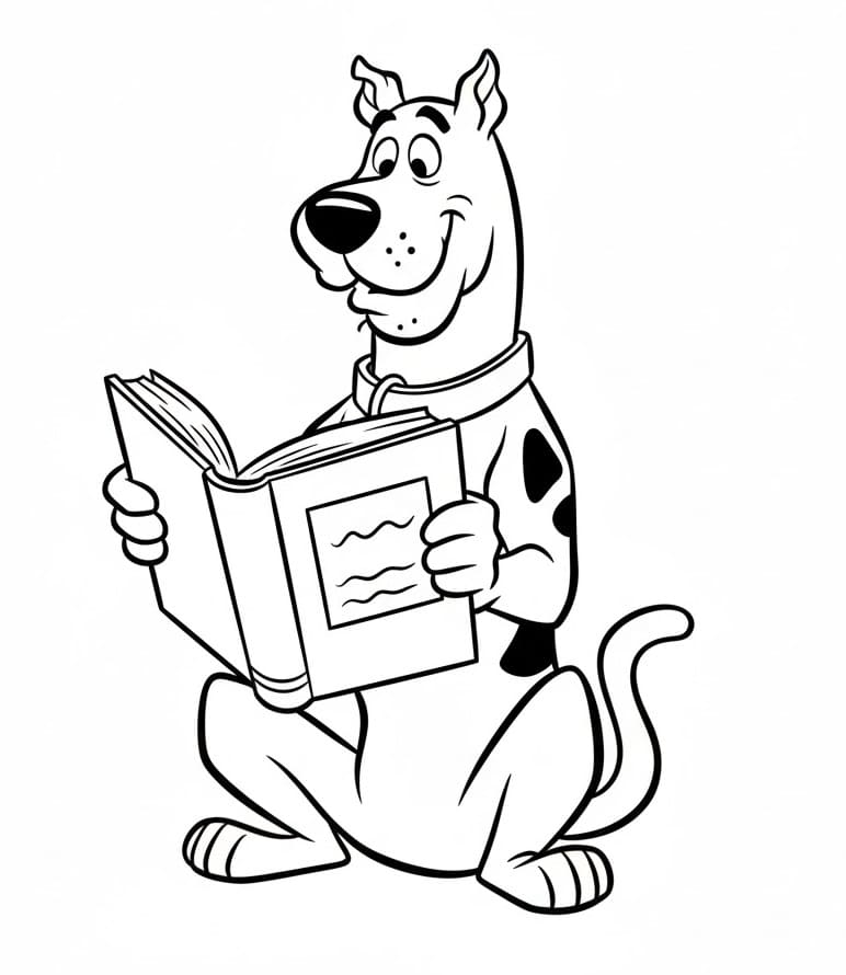 Scooby Doo Stampabile Gratis da colorare