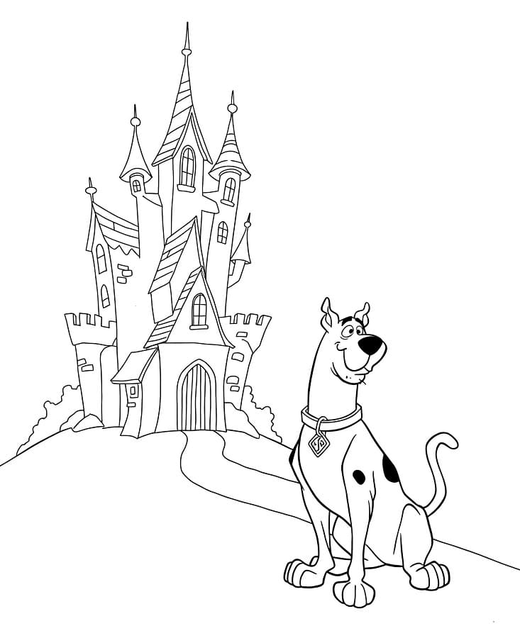 Scooby Doo Stampabile da colorare