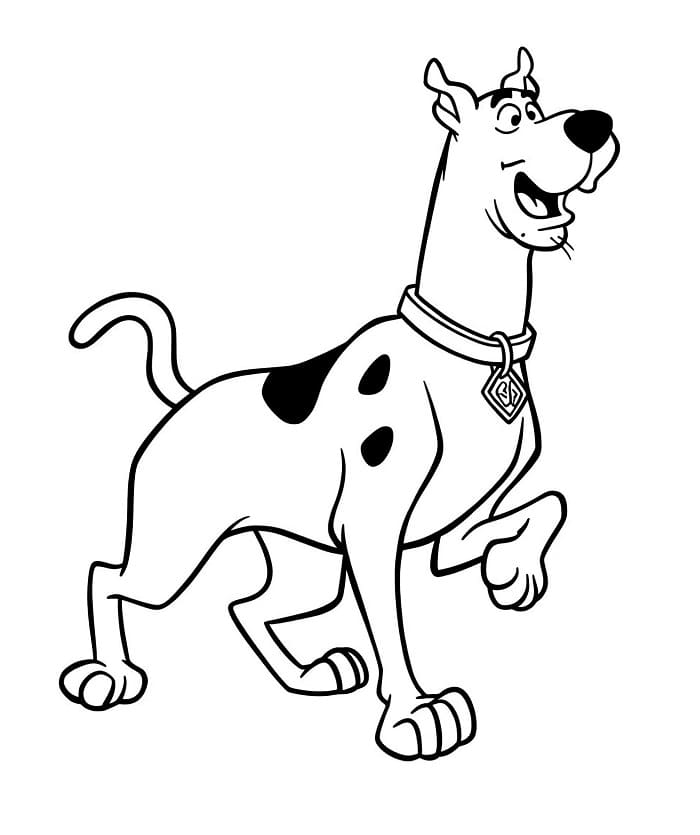 Scooby Doo da colorare