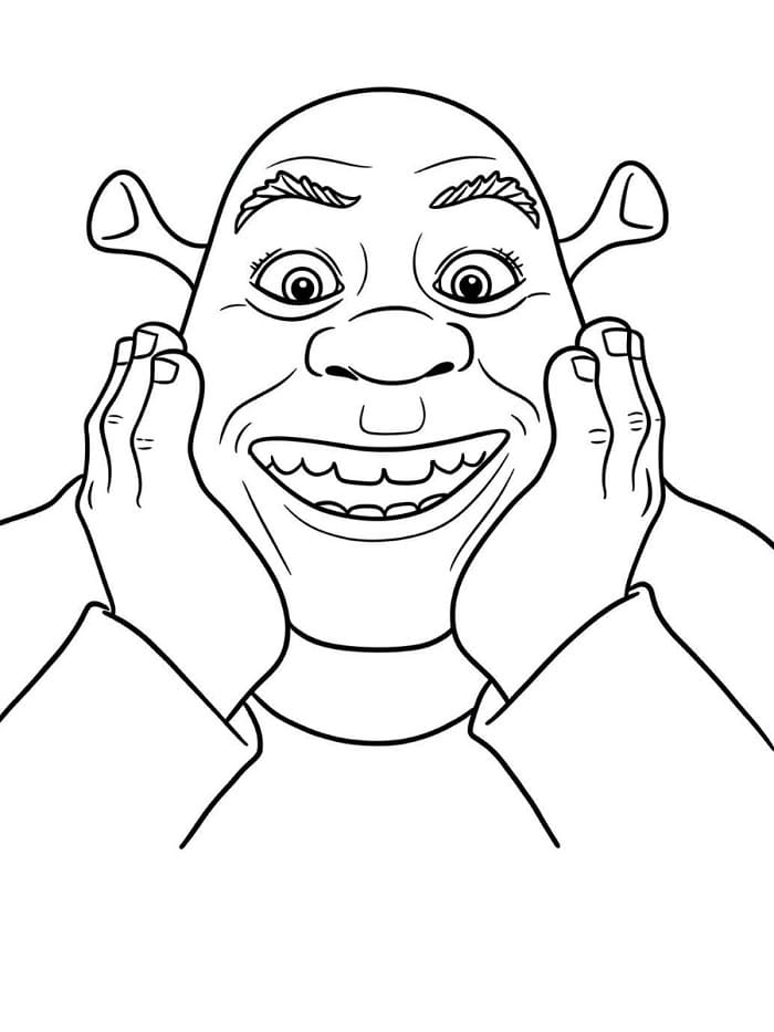 Shrek Stampabile da colorare