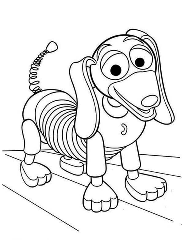 Slinky Dog Toy Story da colorare