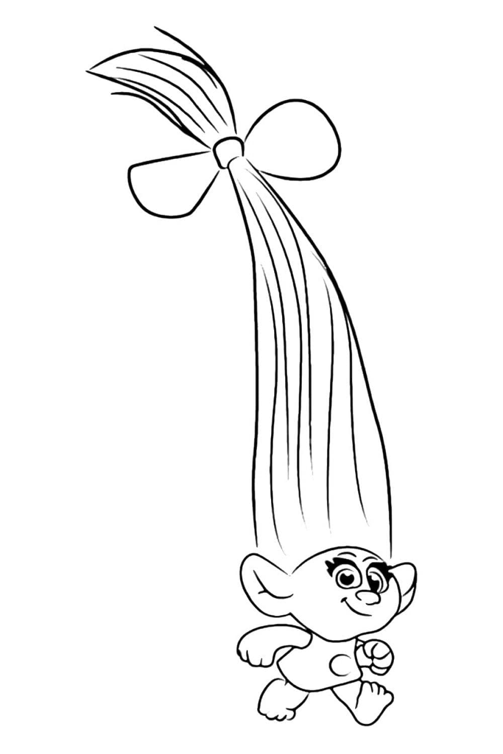 Smidge dei Trolls da colorare