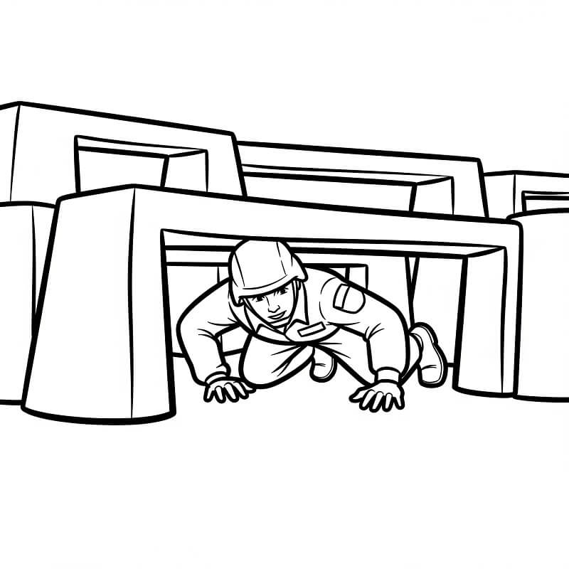 Soldato (9) da colorare