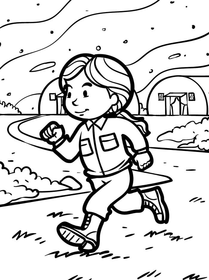 Soldato per Bimbi di 5 Anni da colorare