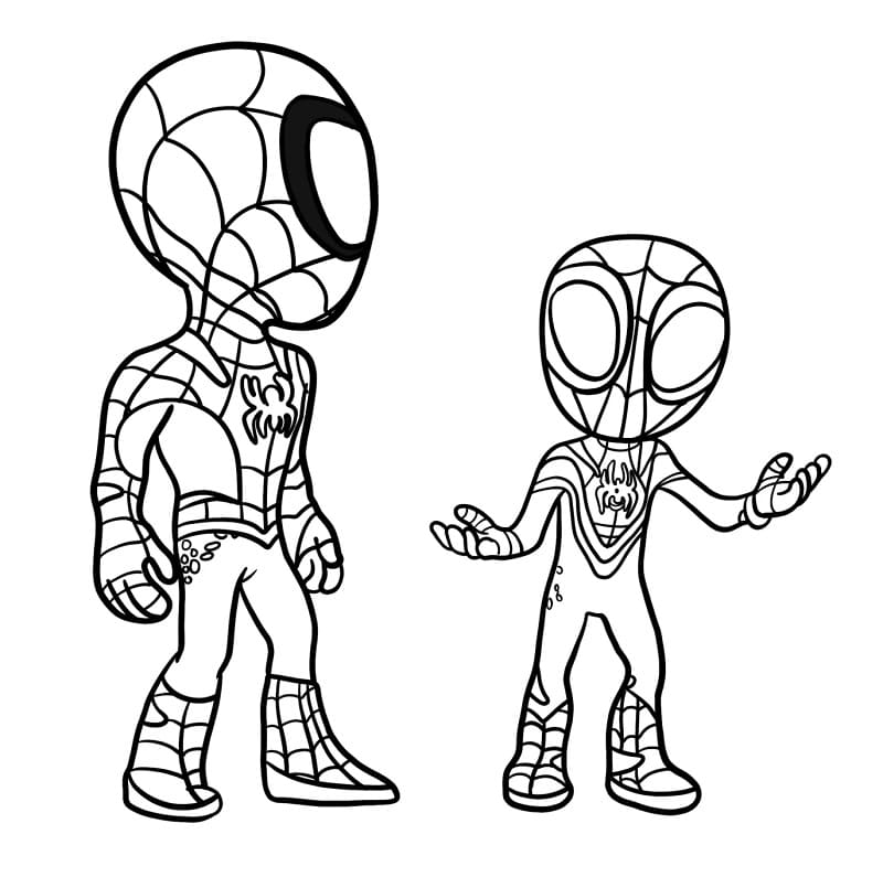 Spidey e i suoi fantastici amici (5) da colorare