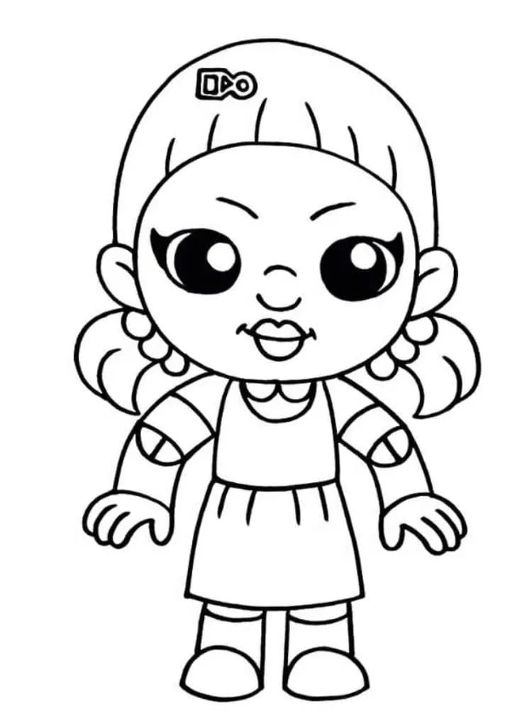 Squid Game Film da colorare