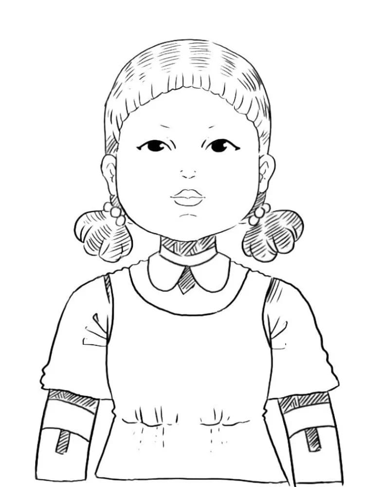 Squid Game Gratuito da colorare