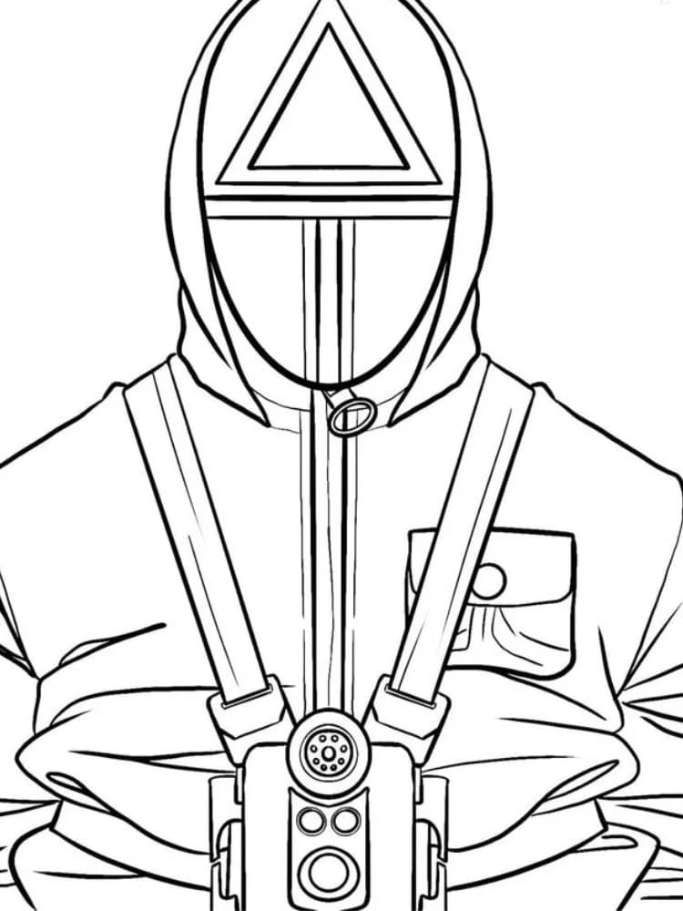 Squid Game Stampabile Gratis da colorare