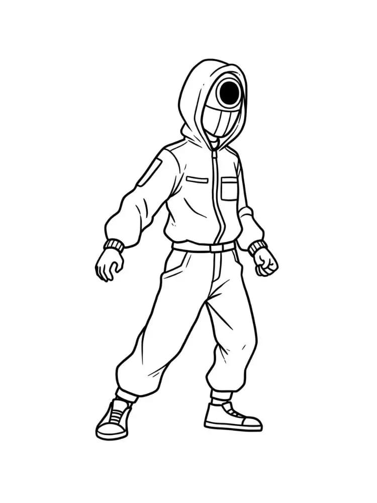 Squid Game Stampabile da colorare