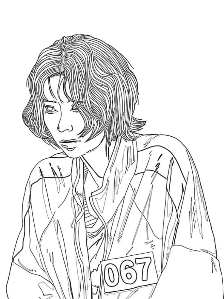 Squid Game da Stampare da colorare