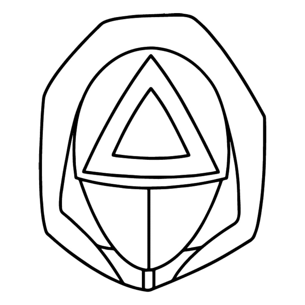 Squid Game per Bimbi di 3 Anni da colorare