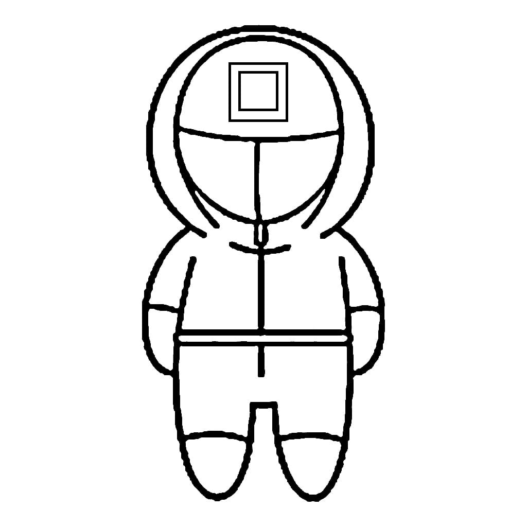 Squid Game per Bimbi di 4 Anni da colorare