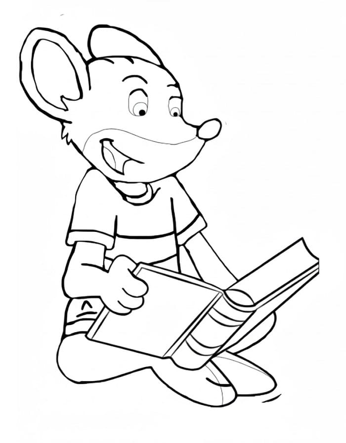 Stampa Geronimo Stilton da colorare