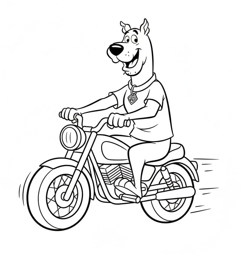 Stampa Scooby Doo da colorare