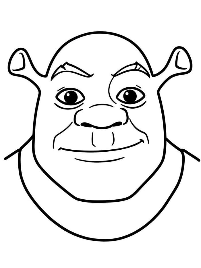 Stampa Shrek da colorare