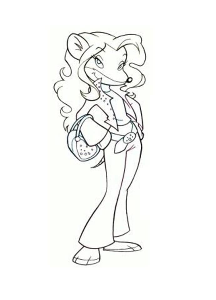 Stampabile Gratis Geronimo Stilton da colorare