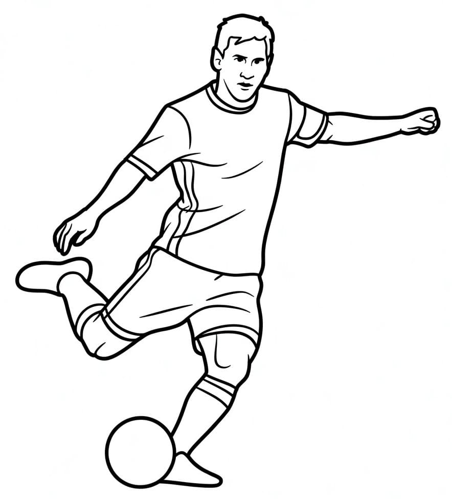 Stampabile Gratis Messi da colorare