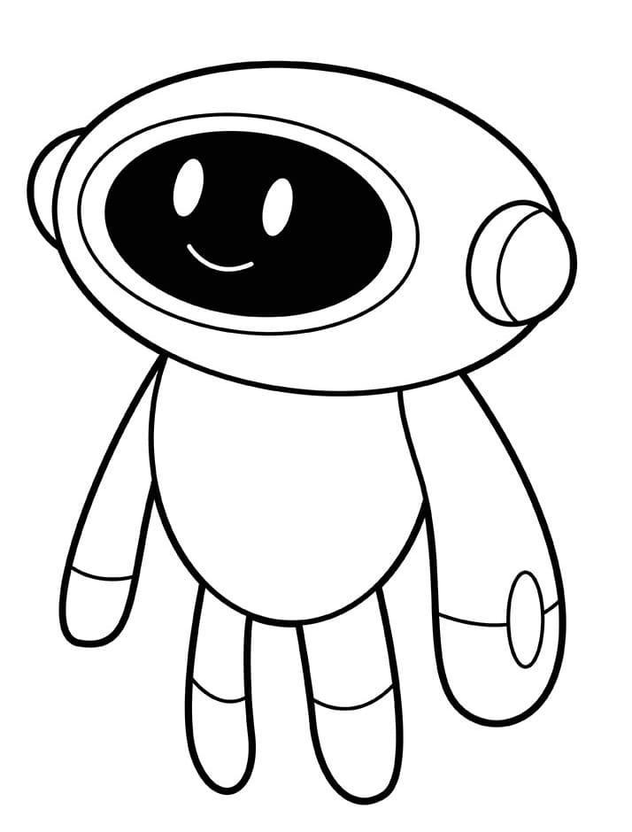 Stampabile Gratis Robot da colorare