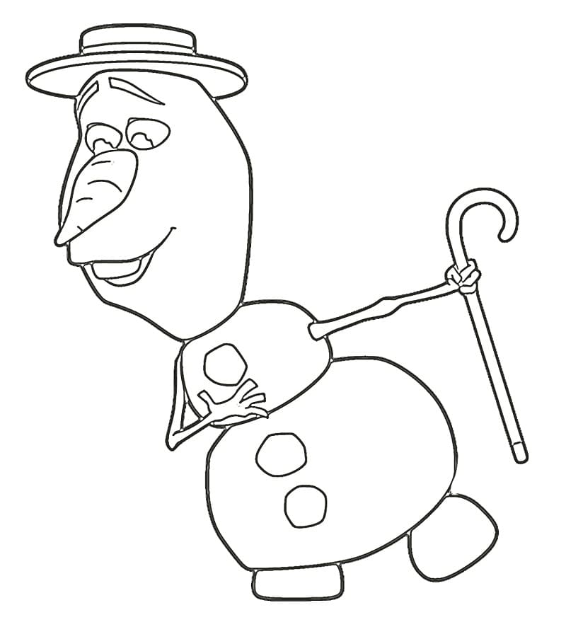 Stampabile Olaf Omaggio da colorare