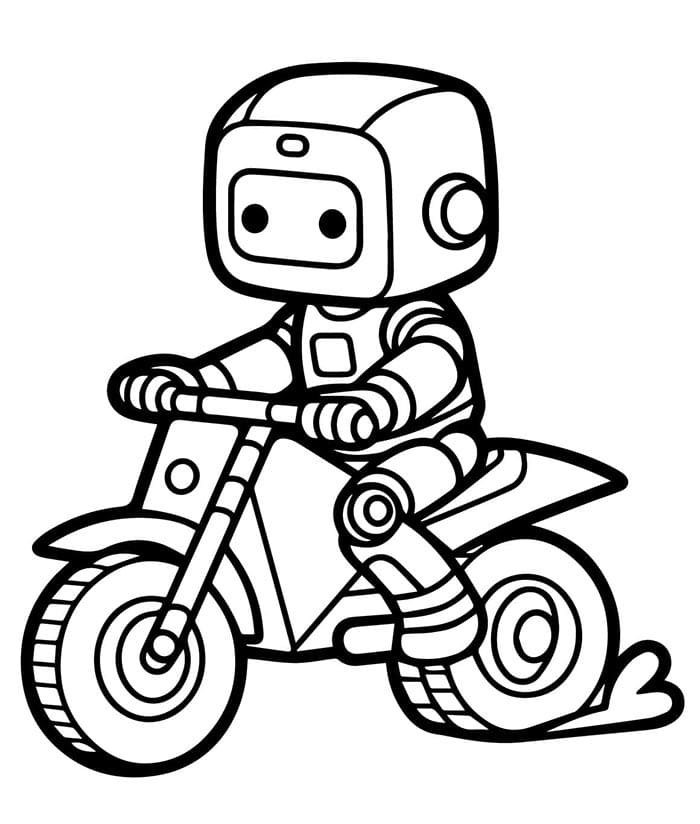 Stampabile Robot Omaggio da colorare