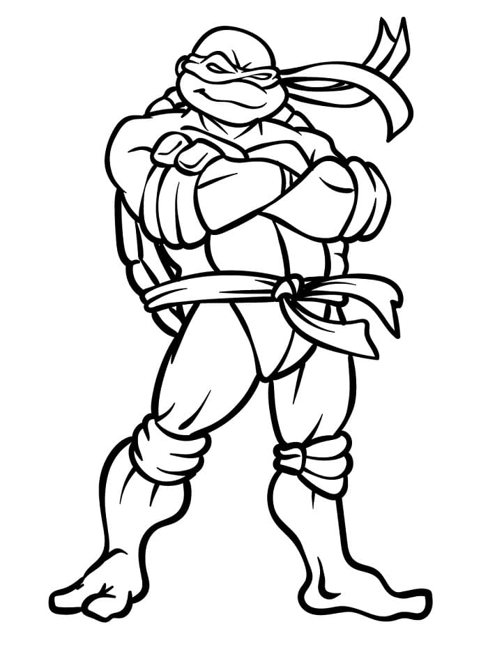 Tartarughe Ninja Stampabili Gratis da colorare