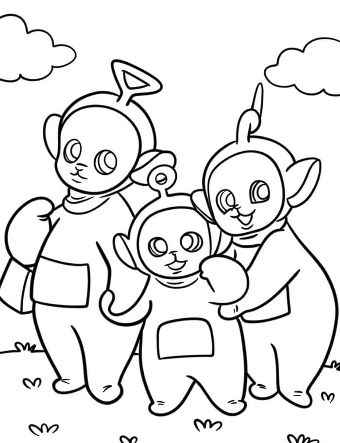 Teletubbies Animati da colorare