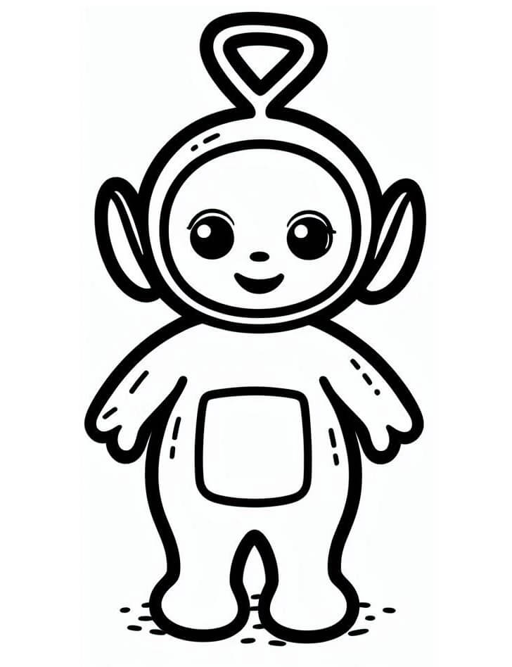Teletubbies Regalo da colorare
