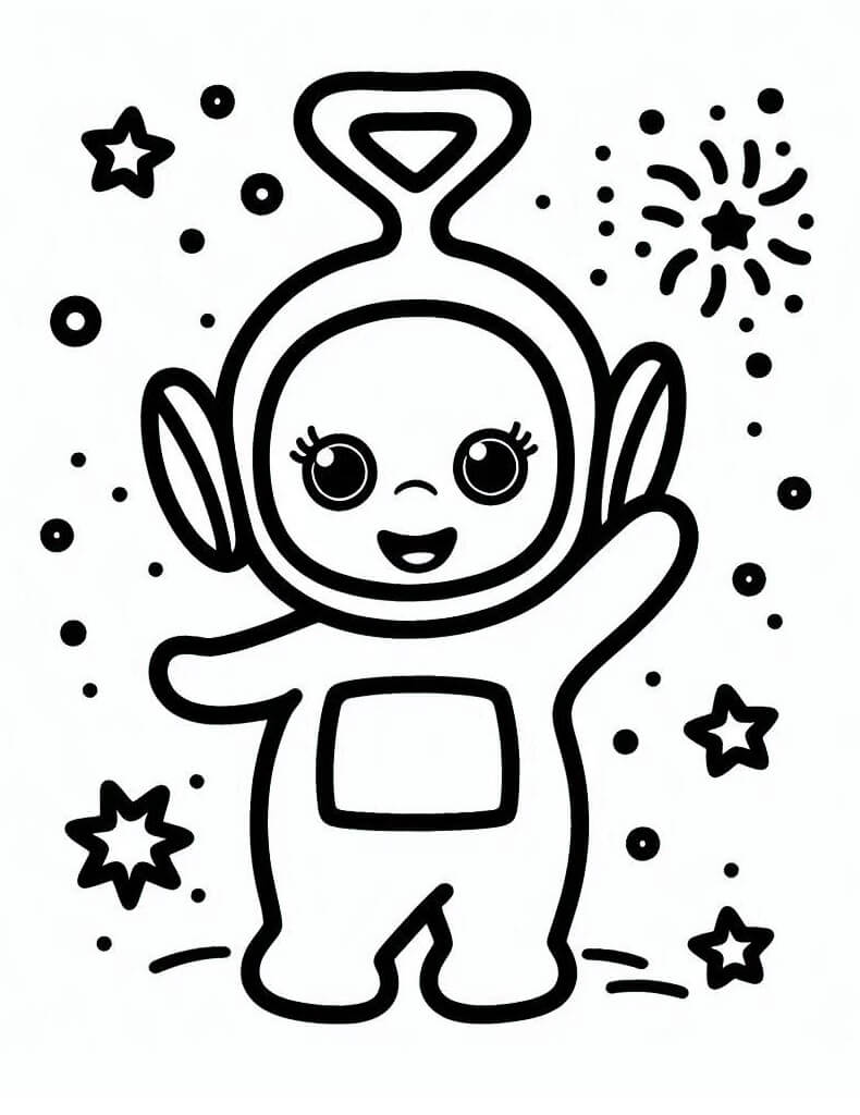 Teletubbies da Stampare da colorare