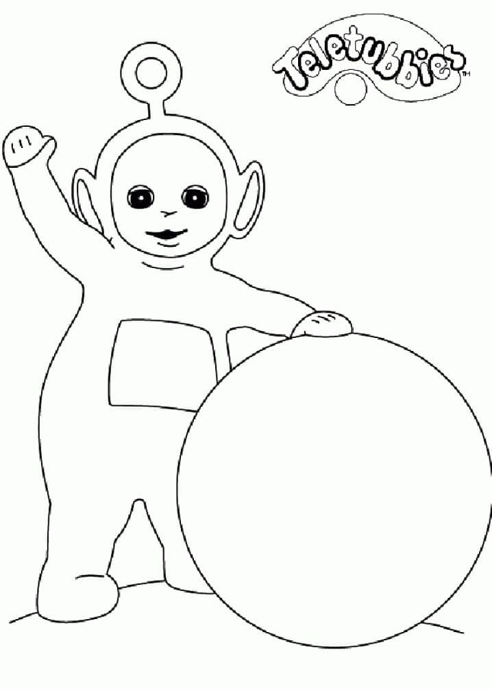 Teletubbies per Bimbi di 1 Anno da colorare