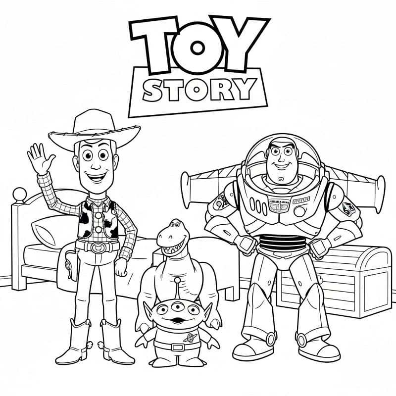 Toy Story Gratis Per Bambini Da Colorare Gratis Scarica Stampa O 