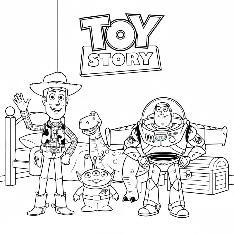 Toy Story da colorare