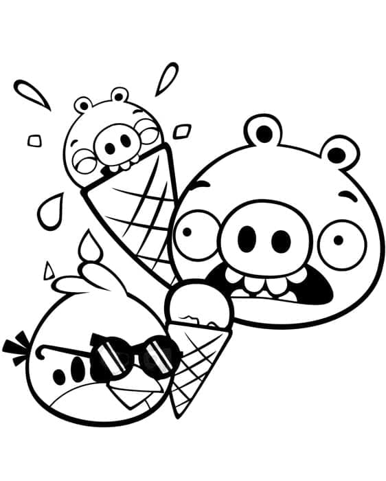 Angry Birds da colorare