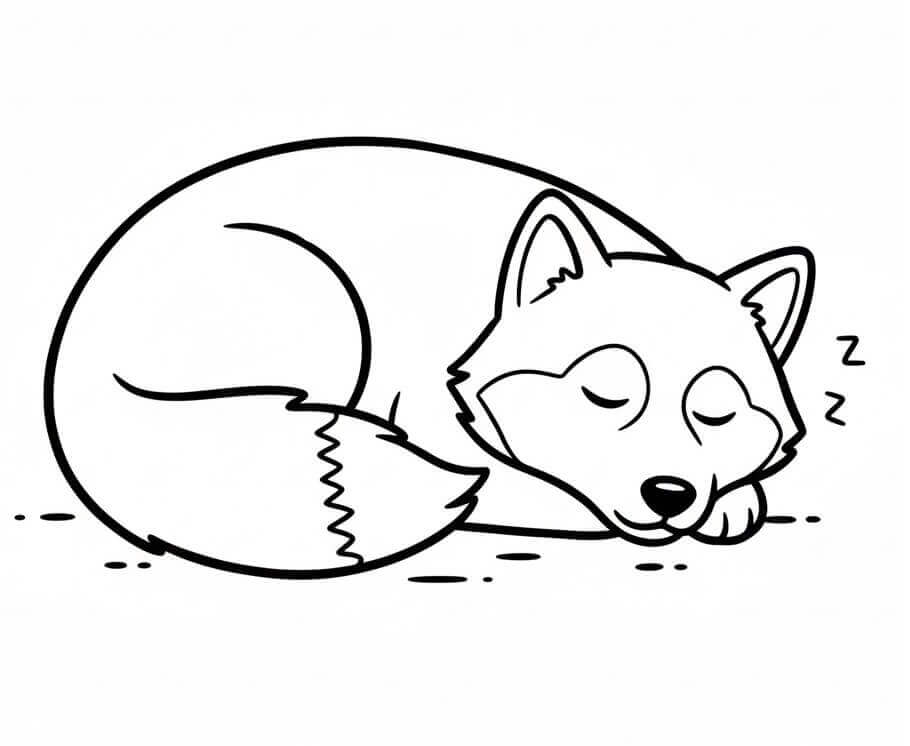 Un Husky da colorare