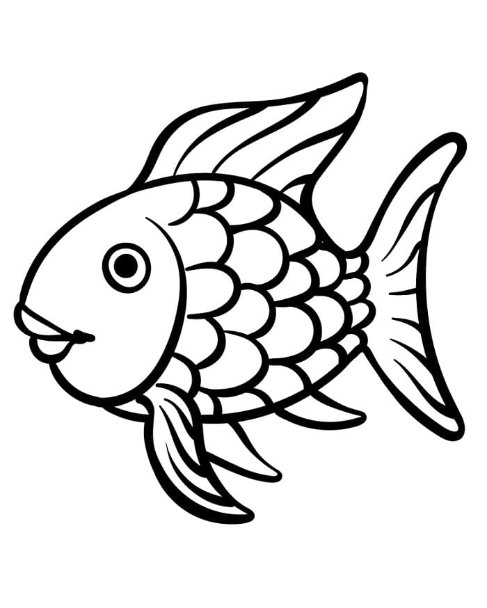Un Pesce da colorare